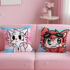 cartoon character Boykisser Silly Cushion Cover Soft & Easy-Wash Pillow Case – Versatile for Couch, Bed, Travel and Office