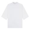 Casual Classics Unisex Adult Combed Ringspun Cotton Extended Neckline Oversized Short-Sleeved T-Shirt