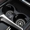 2025 Heiß 2 Stück Auto Wasserdichter Untersetzer Rutschfeste Wasserbecher-Pad-Matte für Mercedes Benz W203 W206 W220 W205 W211 W212 W201 W210 W108 A