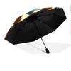 1PC Anubis Umbrella Portable Folding Umbrella Iron Frame Hole Bone Structure Outdoor Home Umbrella A11