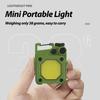 MINI LED Flashlight Keychain Light Super Bright COB Torch USB Rechargeable Work Light with Magnet Outdoor Camping Fishing Lamp