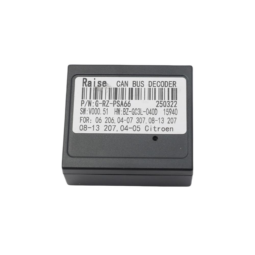 For Peugeot 206 307 Radio Wiring Harness Adapter CAN Bus Decoder for Citroën Xsara 16 Pin Plug To ISO Connector Android Cable