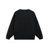 Li Ning Sports Lifestyle Series Logo Print Breathable Loose Casual Pullover Sweatshirt Men Sweatshirt Black AWDT181-2