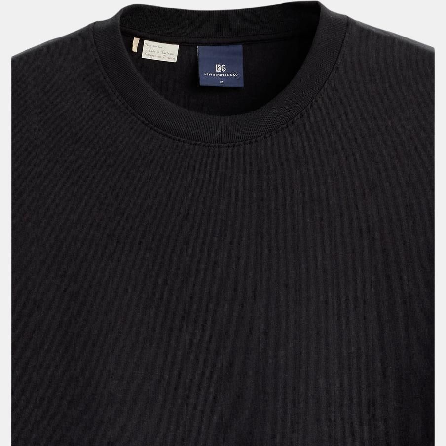 Levis Comfortable Versatile Solid Color Loose Casual Short Sleeve T-Shirt Men Tops 001LJ-0003