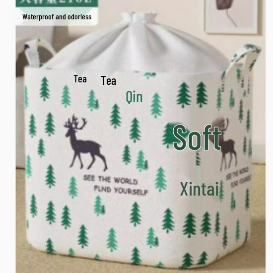 

Giant Foldable Storage Basket for Laundry, Toys, and Blankets 100L (50*40*50cm)