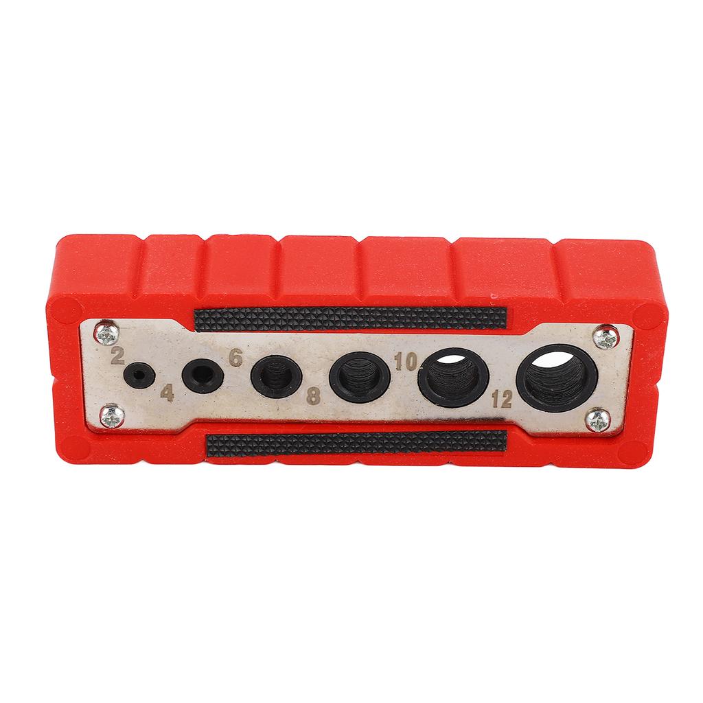 Handheld Drill Guide 2 to 12mm Woodworking Drilling Locator Wood Doweling Hole Guide