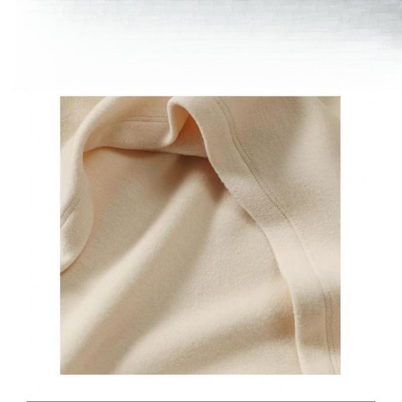 Women Clothes Round Neck Long Sleeve T-Shirt For Women Spring Autumn Double-Sided Color-Block Base Shirt Warm Top