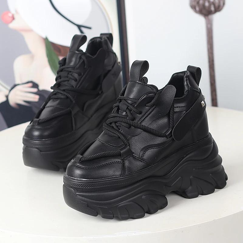 

Мода 12 см Синтетический Осень Зима Весна Плюшевый Теплый Пуховый Женский Ботильоны Обувь Кожаные Ботинки на Платформе Зимние Кроссовки на Танкетке 34