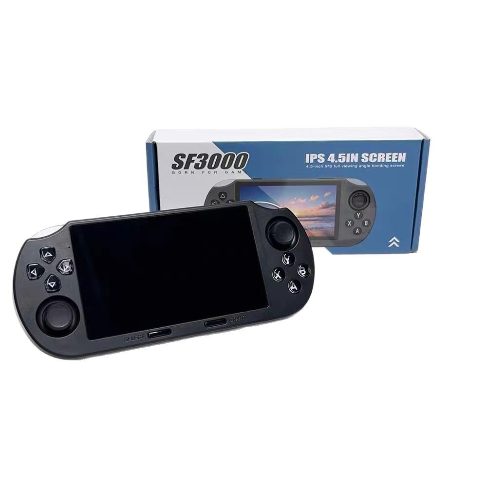 4.5 Inch Large Screen SF3000 Dual Joystick PSP Game Console Open Source Handheld Nostalgic Handheld Game Console