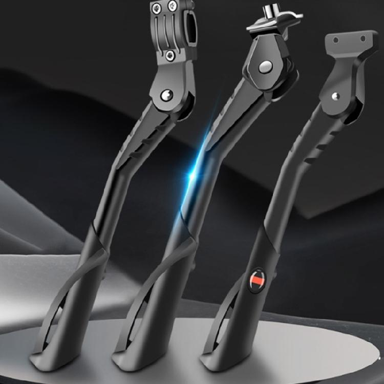 Aluminiumlegierung Seiten-Heck-Parkständer Rennrad Ständer Rutschfeste Fußstütze Verstellbarer Seiten-Heck-Parkständer