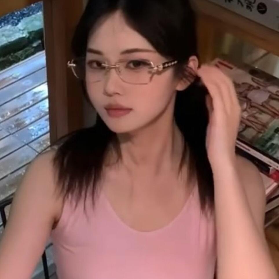 Óculos Retrô Dourados Sem Aro Aparados Planos Femininos Rosto Redondo Formato Côncavo Diamante Gravado Armação de Óculos Prateada -