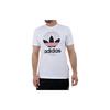 adidas Originals Trefoil Tee Casual Sport T-shirt met korte mouwen Heren Tops Wit CD6827