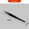 Precision Anti-static Stainless Steel Tweezers Set: Straight Tip, Bent Tip, Thickened, Pointed Tip, Bird's Nest Beauty Tweezers.