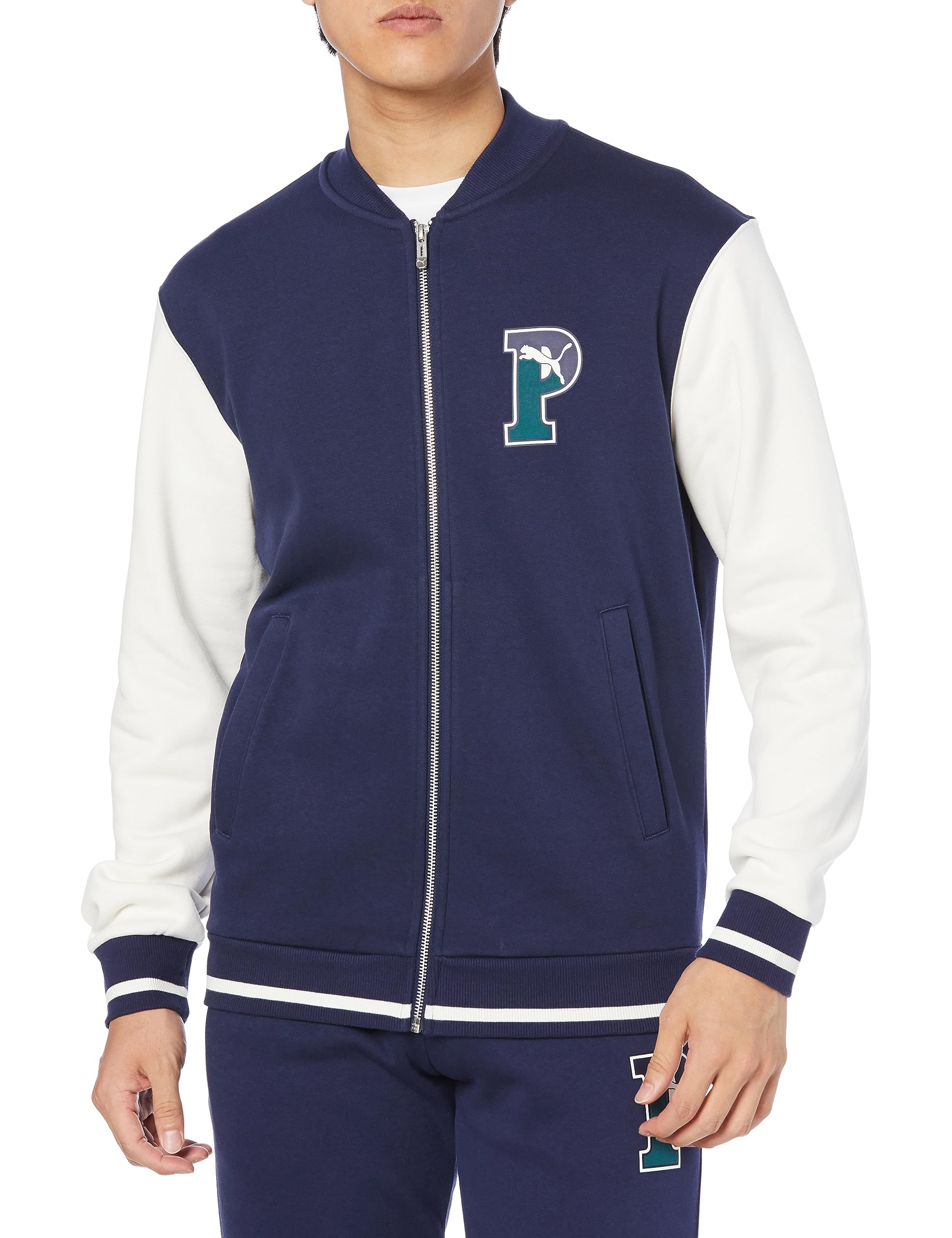 PUMA SQUAD Track FL Navy Size Sweatshirt Jacket, Men s 678397, (06), M, Sweatshirt, Blouson, Outerwear,