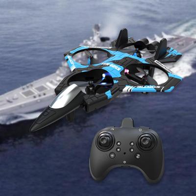 RC Plane Aircraft Portable Ready To Fly 360° Flip Fighter Toy Hobby Glider for Beginner, Boys,