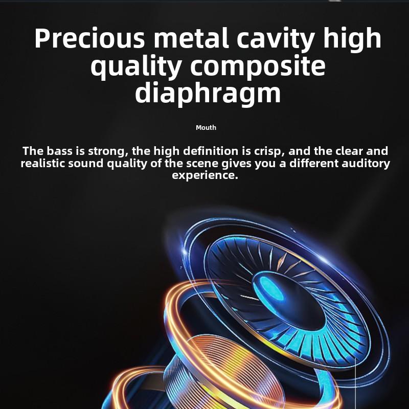 Casque Bluetooth sans fil pour le cou, affichage numérique, longue durée de veille, suspendu au cou, fonction de retour d'oreille, K Song Live