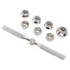 Silver Watch Case Closer Kit Alloy Watch Screw Back Opener Watch Back Case Opener  DIY Watch Fixing