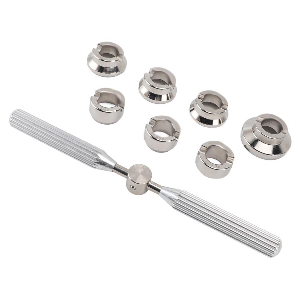 Silver Watch Case Closer Kit Alloy Watch Screw Back Opener Watch Back Case Opener DIY Watch Fixing