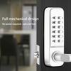 Handvat Keyless Mechanisch Digitaal Deurslot Code Wachtwoord Vergrendeling Zijdig Waterdicht Combinatie Metaal Tuinpoort Hek