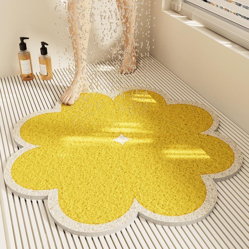 New Bathroom Non-Slip Floor Mat, Shower Room, Bathroom, Floor Anti-Drop Foot Mat, Toilet, Bathroom, Bathtub, Water Barrier Mat