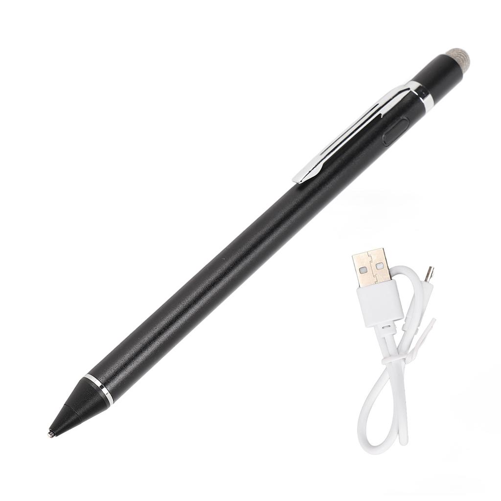 Active Stylus Pen 5V 0.2A Slim Stylish Aluminium Alloy Portable Capacitive Stylus Pen with Fine Tip for Mobile Phone