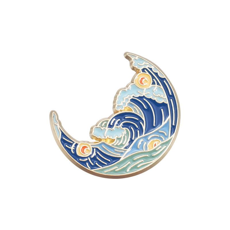 

Художественная брошь из эмали, сочетающая яркие элементы черепа и подсолнуха для модной выразительности QHXZ1597