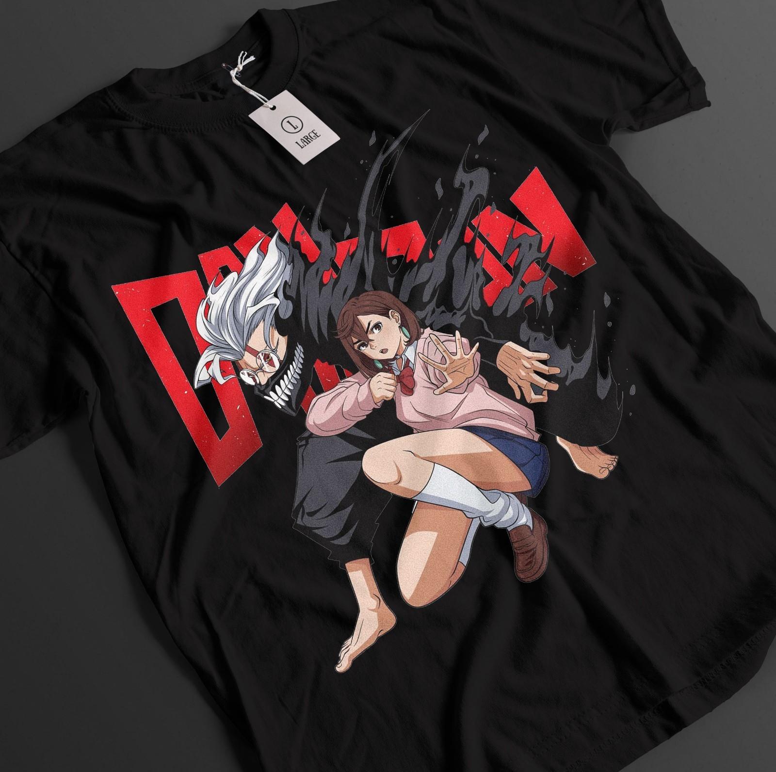 

Dandadan T-Shirt Mens Womens Tees Top Okarun Shirt Momo Seiko Ayase Top Aira Turbo Granny Unisex Tee S