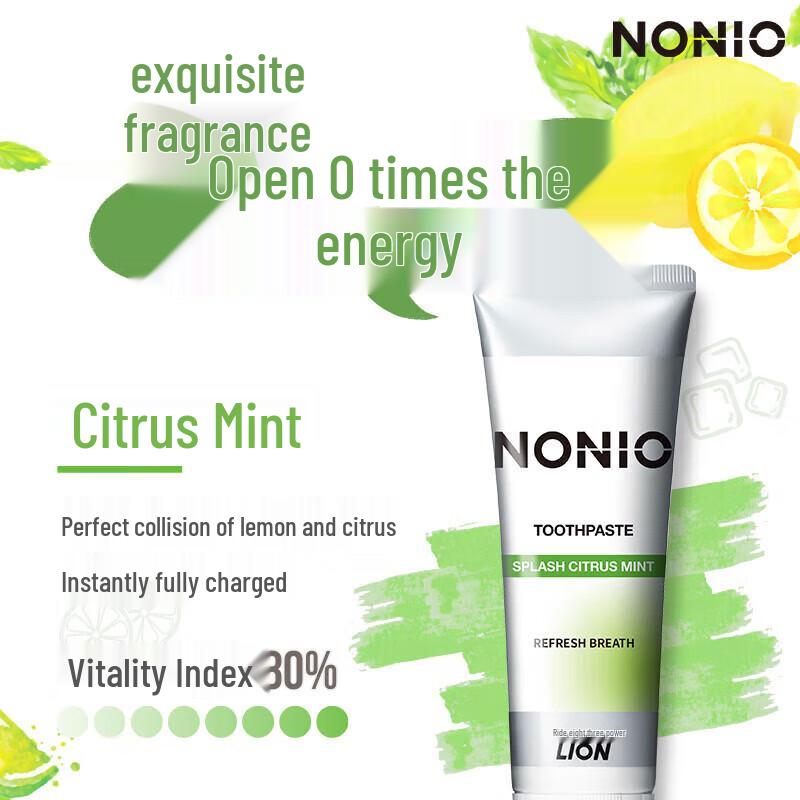 Lion NONIO Citrus Mint Breath Refreshing Toothpaste 130g