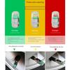 Azwamkue 4pcs Car Tire Pressure Indicator Tire Pressure Gauge Indicator Alert Monitor Valve Cap Sensor External Valve Detection