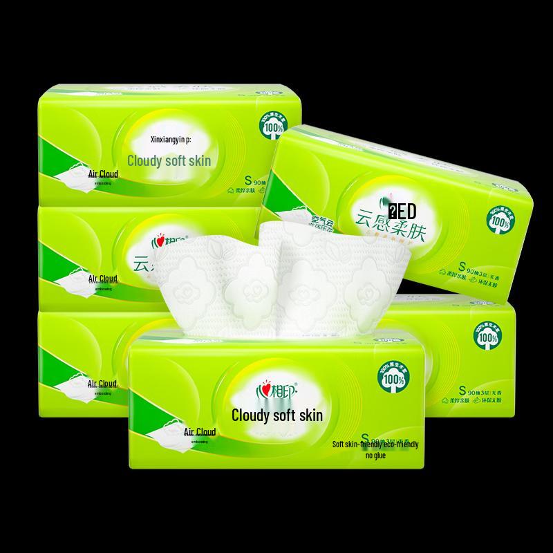 

Heart-to-Heart Cloud Soft & Velvet Cube Facial Tissues