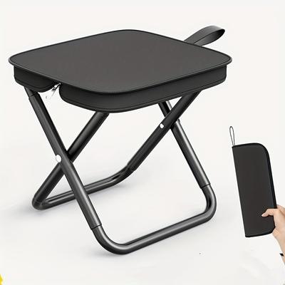 Portable Folding Pencil Stool for Outdoor Picnic, Small Folding Stool for Camping and Fishing