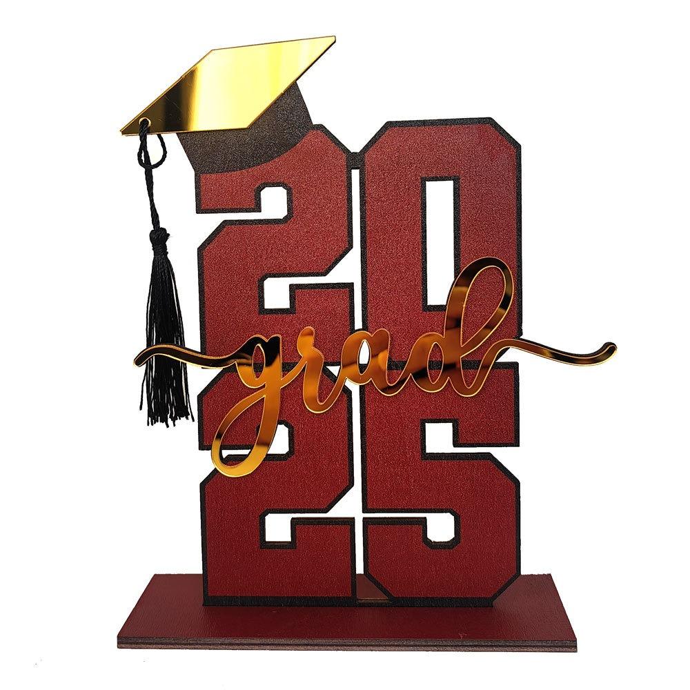 

Festival 2025 Graduation Sign Handmade Graduation Desktop Decoration Classmates красный