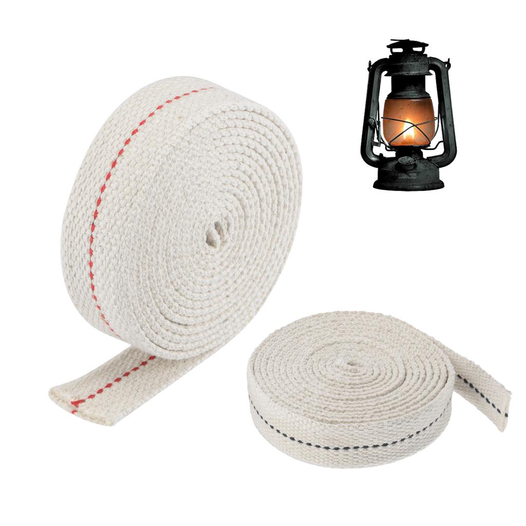 2 Metry Knot do Lampy Naftowej Pleciony Bawełniany Knot Płaski Bawełniany Rdzeń Knotu do Lamp Olejowych Do Oświetlenia Lampy Naftowej Produkcji Latarni