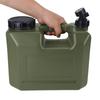 10L/15L No Leakage Camping Bucket with Spigot Water Dispenser W/ Wide Filler Opening for Vehicle Car Outdoor Hiking Picnic