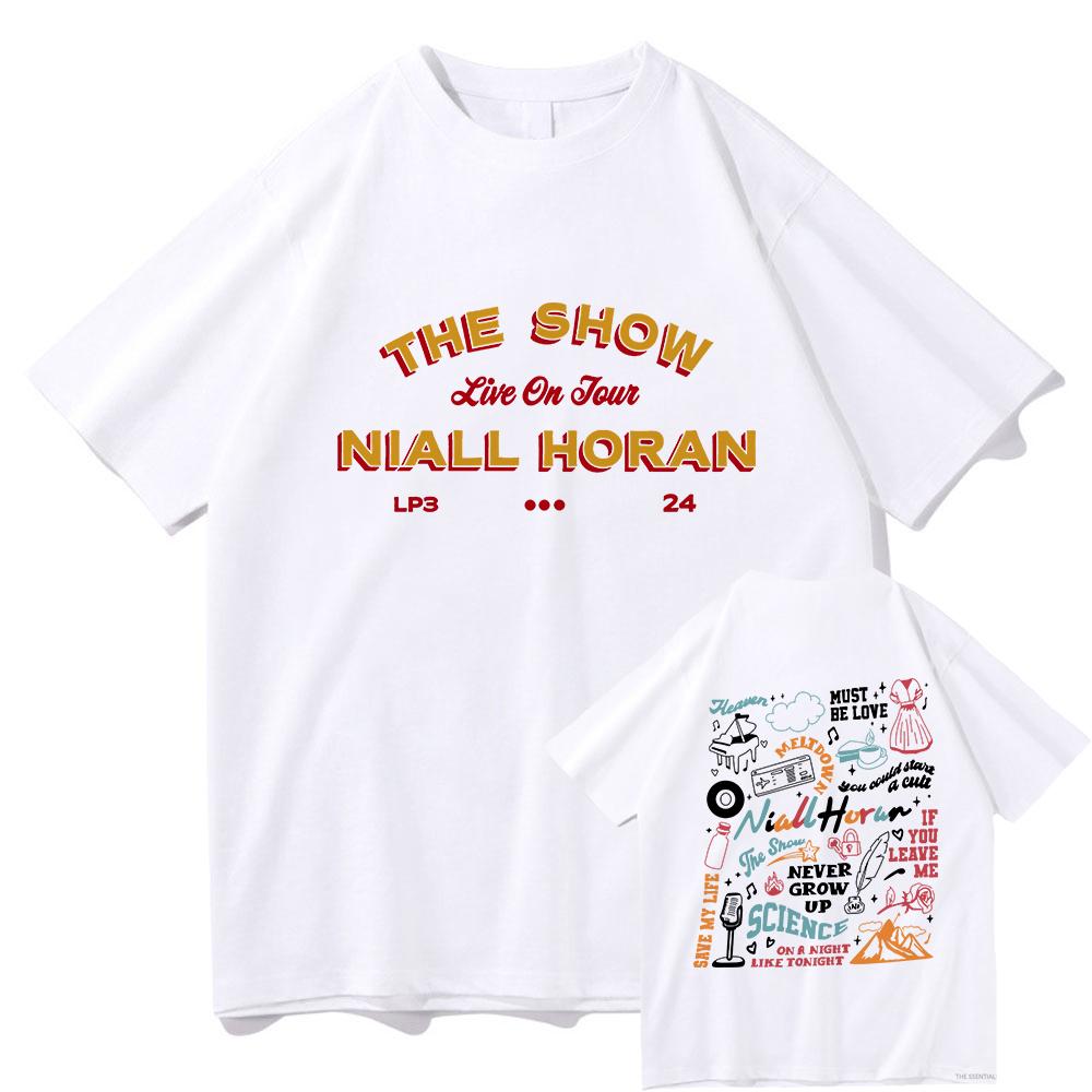 

New Album The Show Live on Tour T Shirt Fashion UnisexWomen Harajuku Niall Horan TShirt Unisex High Quality Cotton Tee Shirt S