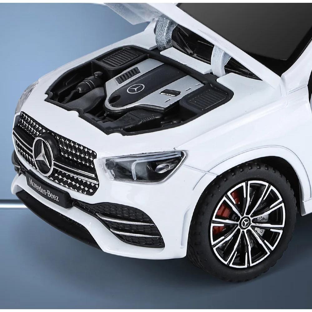 1/24 Benz GLE350 GLE SUV Legeringsmodellbil Leketøy Støpte Metallstøping Lyd og Lys Billeker for Barn Kjøretøy