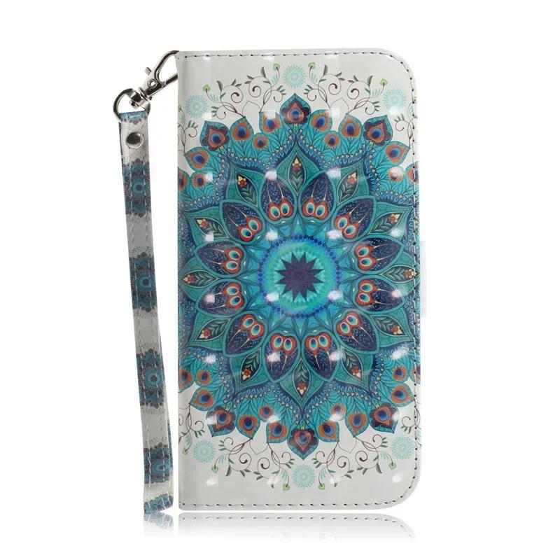 New Painted Case for Xiaomi Poco M6 X6 C65 Pro Wallet Case Xiomi Mi PocoM6 PocoX6 Pro PocoC65 Cartoon Flower Leather Book Cover