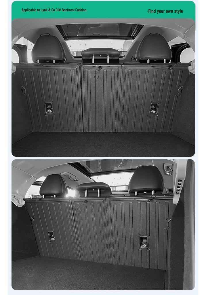 Lynk & Co 01 2WD All-TPE Floor & Trunk Mats (2021-2025) with Backrest Mat