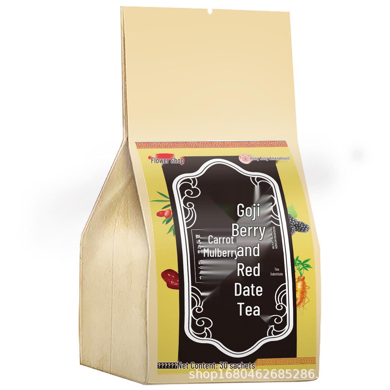 Ginseng Mulberry Goji Berry Red Date Herbal Tea Bags - Health Blend