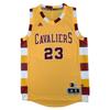 Adidas X NBA Collaboration LeBron James Cavaliers 15-16 Season McDonalds Retro Swingman Heat Pressed Comfortable Basketball Jersey AS8145