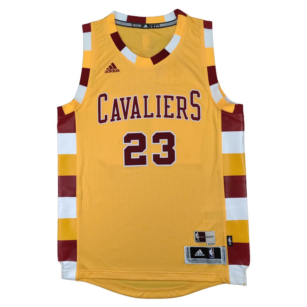 Adidas X NBA Collaboration LeBron James Cavaliers 15-16 Season McDonalds Retro Swingman Heat Pressed Comfortable Basketball Jersey AS8145