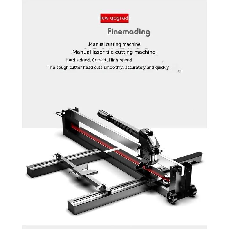 800MM Manual High Precision Marble Tile Cutting Machine With Infrared Laser Positioning Push Knife Ceramic Tile Cutter