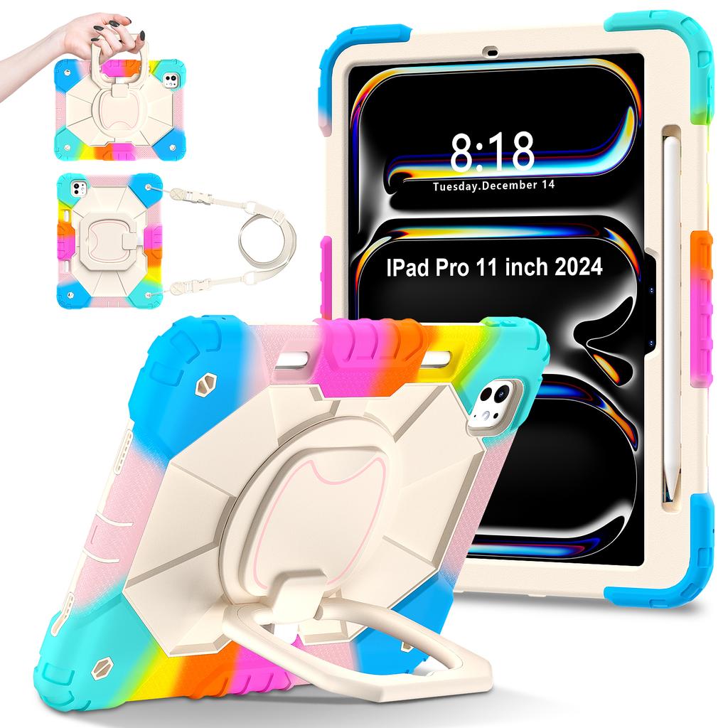 Armor Case For iPad 10th Generation 10.9 2022 Mini 7/6 Kids Stand Shockproof Tablet Cover For iPad Air 5/4 10.9 Pro 11 1/2/3/4th