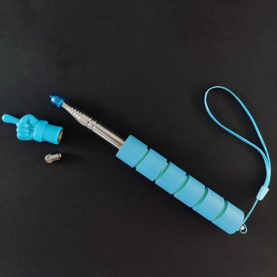 1 Set Telescopic Finger Pointer Stick Convenient Stainless Steel Teachers Pointer for Classroom Home School