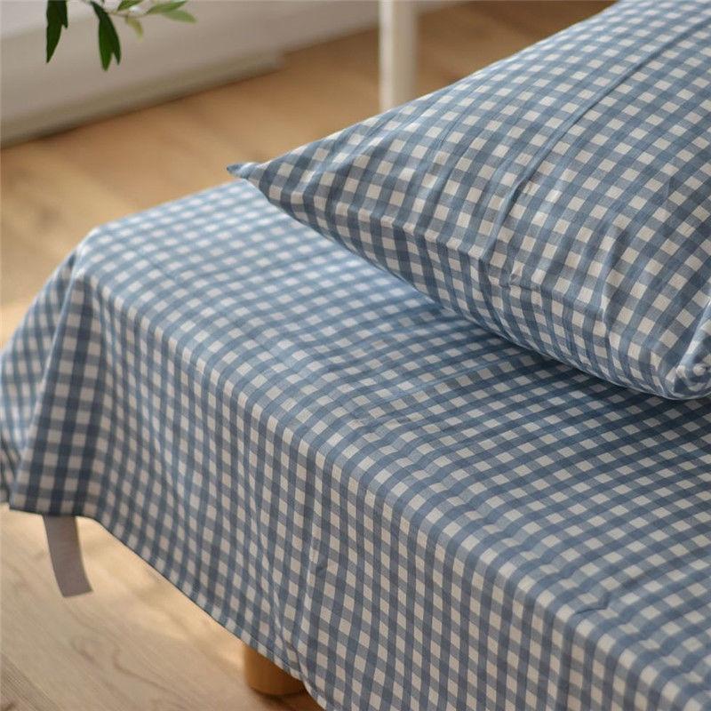 Baumwoll-Bettlaken Vier Jahreszeiten Weiches Spannlaken für King- und Queen-Size-Bettwäsche Haushalt Hotel Wohnheim Matratzenbezüge