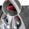 Tire Valve Stem Caps - 4 Pack Anti-Corrosion Premium Anodized Alloy Tyre Air Valve Caps Universal for Car SUV Bike Red