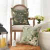 4pcs Hello Spring White Daisy Throw Pillow Covers Bloom with Grace Clove Flowers Green Cushion Case Decoration for Sofa Couch