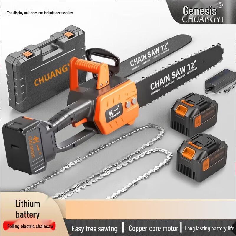 

Chuangyi 12-inch Cordless Electric Chainsaw CN plug (adapter included)