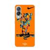 Phone Case - Maniacase - Samsung Galaxy S25 Edge - Silicone - Black - Nike Graffiti Design