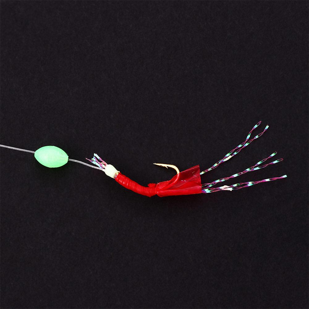 Hook Wire Fishing String Hooks Artificial Fishing Lures Fishskin Skirt Lure Fishing Sabiki Rigs